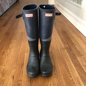 hunter boots color block